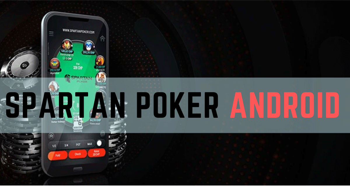 Spartan Poker on a mobile phone
