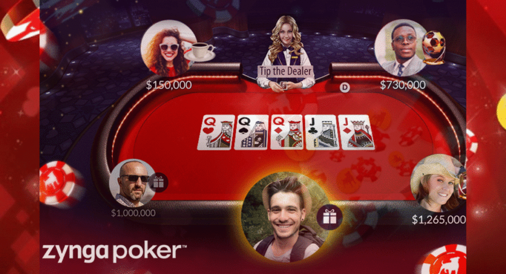 Zynga Poker game